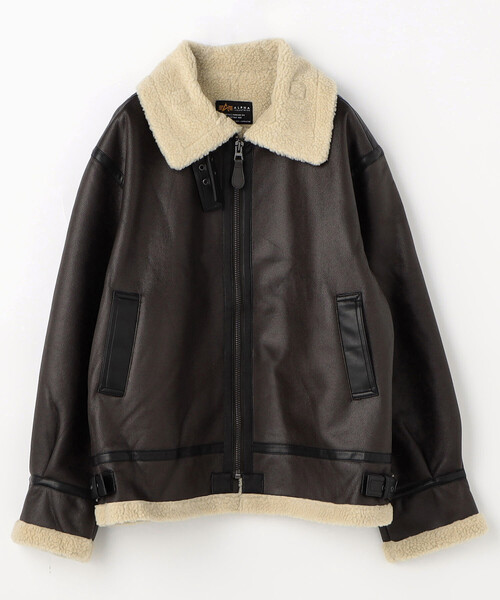 ALPHA/アルファ MOUTON B-3 RELAXED FIT JACKET/リラックスフィット