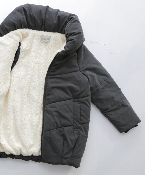 osharewalker(オシャレウォーカー)の「『コクーンショールカラー中綿ブルゾン』(ブルゾン・レディース・ブラック・2/1)」の8枚目の写真