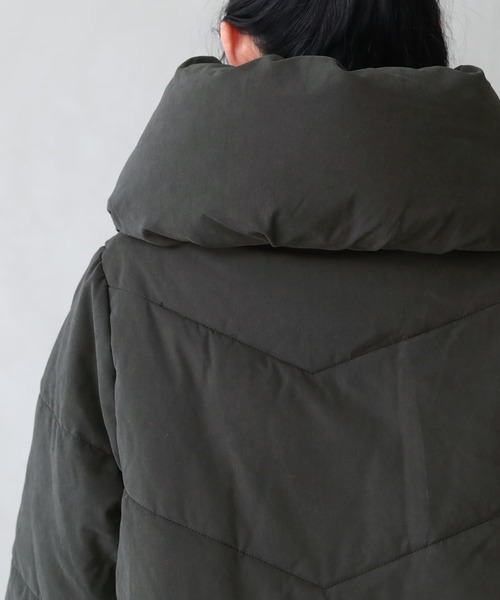 osharewalker(オシャレウォーカー)の「『コクーンショールカラー中綿ブルゾン』(ブルゾン・レディース・ブラック・2/1)」の20枚目の写真