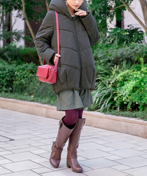 osharewalker(オシャレウォーカー)の「『コクーンショールカラー中綿ブルゾン』(ブルゾン・レディース・ブラック・2/1)」の16枚目の写真