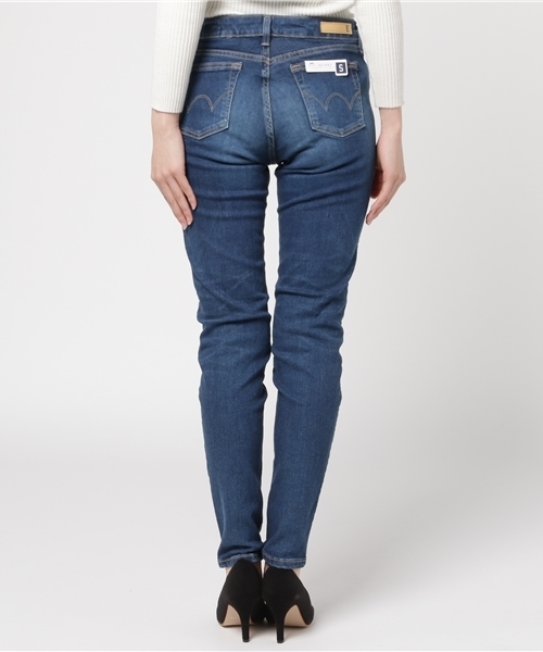 EDWIN（エドウィン）の「【EDWIN】スキニーデニム /MISS EDWIN ESTANDARD SKINNY USED（デニムパンツ・レディース・ネイビー/ブラック/ブルー・SMALL/X-SMALL/MEDIUM）」の6枚目の写真