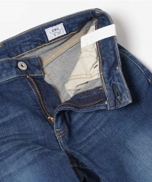 EDWIN（エドウィン）の「【EDWIN】スキニーデニム /MISS EDWIN ESTANDARD SKINNY USED（デニムパンツ・レディース・ネイビー/ブラック/ブルー・SMALL/X-SMALL/MEDIUM）」の11枚目の写真
