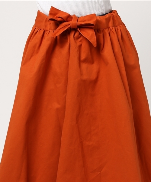 Ameri（アメリ）の「【STUDIOUS×AMERI】別注NATALIE 2WAY FLARE SKIRT（スカート・レディース・オレンジ/ネイビー・FREE）」の7枚目の写真
