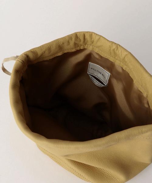 FILL THE BILL（フィルザビル）の「[フィル ザ ビル] ◇JY FILL THE BILL LEATHER PURSE バッグ（ハンドバッグ・メンズ・ブラック/ベージュ・FREE）」の6枚目の写真