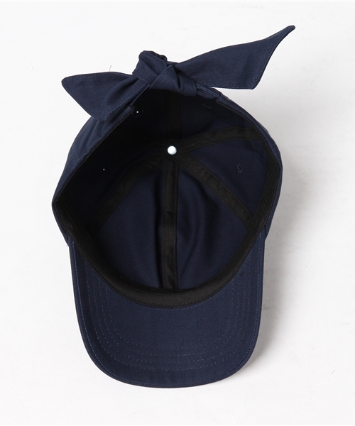 MERLOT（メルロー）の「無地リボンキャップ0966（キャップ・レディース・ブラック/ホワイト/ネイビー/ベージュ・FREE）」の7枚目の写真