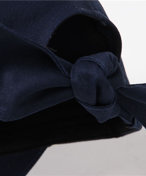 MERLOT（メルロー）の「無地リボンキャップ0966（キャップ・レディース・ブラック/ホワイト/ネイビー/ベージュ・FREE）」の8枚目の写真