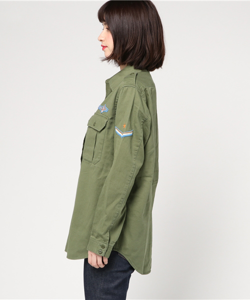 SLY(スライ)の「CUBAN MILITARY SH JK(その他アウター・レディース・ベージュ/カーキ/ライトブルー・FREE)」の5枚目の写真
