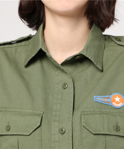 SLY(スライ)の「CUBAN MILITARY SH JK(その他アウター・レディース・ベージュ/カーキ/ライトブルー・FREE)」の7枚目の写真