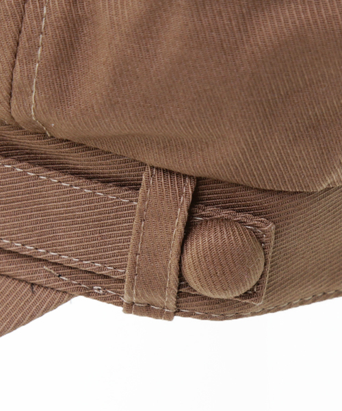 14+(イチヨンプラス)の「コットンツイルキャスケット(キャスケット・レディース・ネイビー/ブラウン/ブラック/ベージュ・FREE)」の10枚目の写真