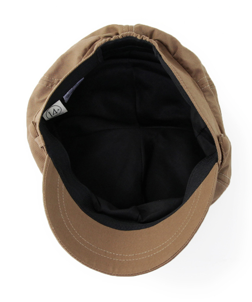 14+(イチヨンプラス)の「コットンツイルキャスケット(キャスケット・レディース・ネイビー/ブラウン/ブラック/ベージュ・FREE)」の12枚目の写真