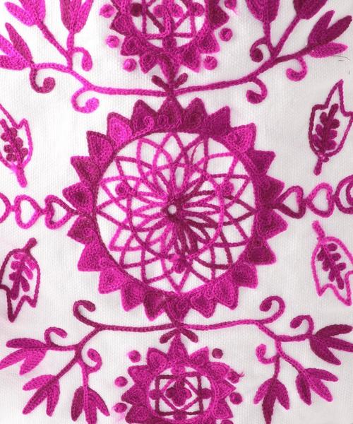 coen（コーエン）の「【『リンネル』6月号掲載・Market】エンブロイダリーミニトートバッグ（トートバッグ・レディース・ブラック/ピンク/コバルトブルー・FREE）」の8枚目の写真