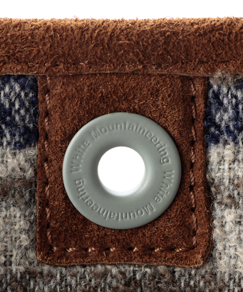 PORTER（ポーター）の「White Mountaineering×PORTER RING YARN BLANKET BORDER TOTE BAG（トートバッグ・メンズ・チャコールグレー/ブラウン・ONE SIZE）」の14枚目の写真