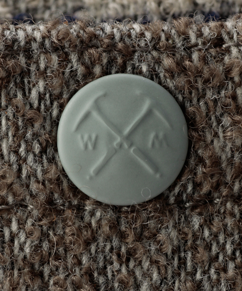 PORTER（ポーター）の「White Mountaineering×PORTER RING YARN BLANKET BORDER TOTE BAG（トートバッグ・メンズ・チャコールグレー/ブラウン・ONE SIZE）」の3枚目の写真