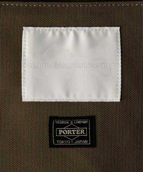 PORTER（ポーター）の「White Mountaineering×PORTER RING YARN BLANKET BORDER TOTE BAG（トートバッグ・メンズ・チャコールグレー/ブラウン・ONE SIZE）」の5枚目の写真