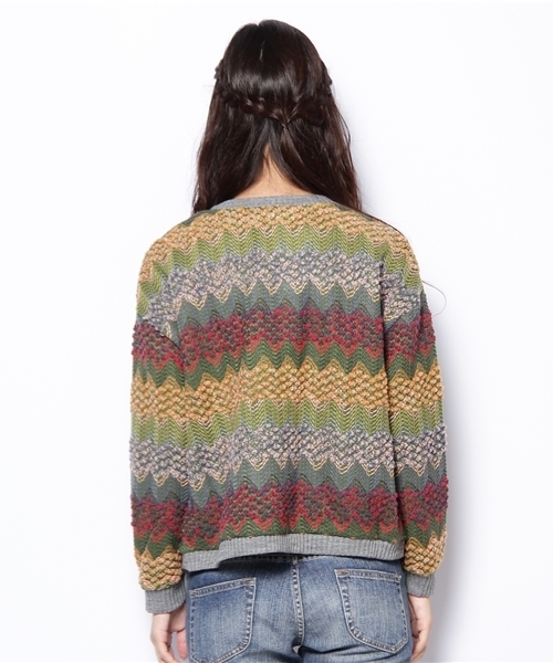 Another Edition（アナザーエディション）の「AE［A］COLOR JQショートPO（ニット/セーター・レディース・ブラック/ブラウン/ケリー・フリー）」の6枚目の写真