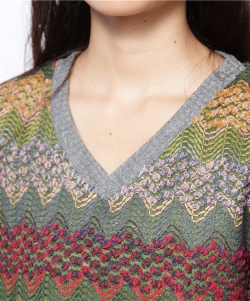 Another Edition（アナザーエディション）の「AE［A］COLOR JQショートPO（ニット/セーター・レディース・ブラック/ブラウン/ケリー・フリー）」の7枚目の写真