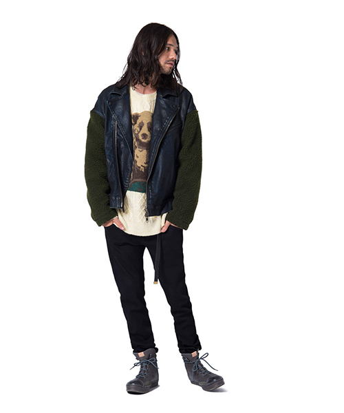 glamb（グラム）の「Sandy skinny denim（デニムパンツ・メンズ・インディゴブルー/ブラック・4/1/3/2/0）」の16枚目の写真