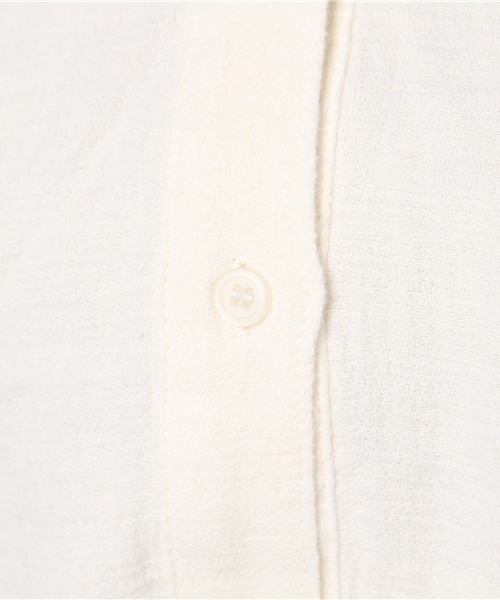 LBC（エルビーシー）の「ウエストリボンブラウス                   （シャツ/ブラウス・レディース・ベージュ/ホワイト/グリーン・LARGE/MEDIUM）」の9枚目の写真