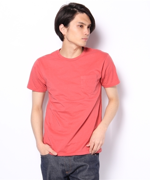 AMERICAN RAG CIE（アメリカンラグシー）の「VELVA SHEEN×AMERICAN RAG CIE ヴェルバ　シーン / 108-VVS-PKT TEE2（Tシャツ/カットソー・メンズ・ホワイト/ブラウン/ネイビー/マスタード/レッド・SMALL/MEDIUM/LARGE）」の5枚目の写真