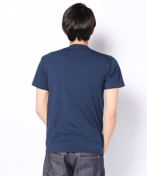 AMERICAN RAG CIE（アメリカンラグシー）の「VELVA SHEEN×AMERICAN RAG CIE ヴェルバ　シーン / 108-VVS-PKT TEE2（Tシャツ/カットソー・メンズ・ホワイト/ブラウン/ネイビー/マスタード/レッド・SMALL/MEDIUM/LARGE）」の7枚目の写真