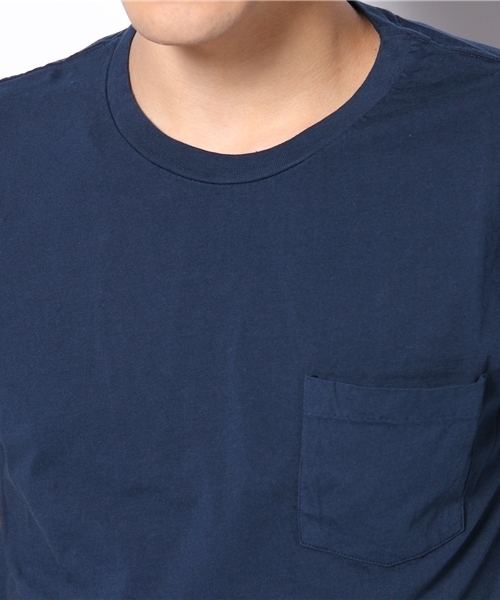 AMERICAN RAG CIE（アメリカンラグシー）の「VELVA SHEEN×AMERICAN RAG CIE ヴェルバ　シーン / 108-VVS-PKT TEE2（Tシャツ/カットソー・メンズ・ホワイト/ブラウン/ネイビー/マスタード/レッド・SMALL/MEDIUM/LARGE）」の8枚目の写真