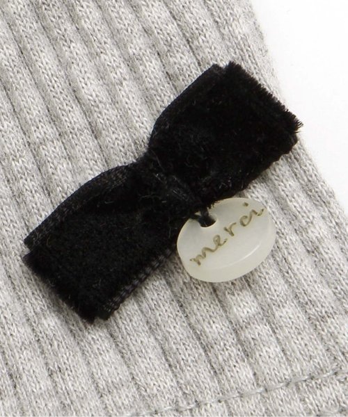 apres les cours(アプレレクール)の「衿メロウリブニットTシャツ(Tシャツ/カットソー・キッズ・グレー/ダークグリーン/ベビーピンク/オフホワイト/ベージュ/ブラック・110/130/100/120/90/140/80)」の15枚目の写真