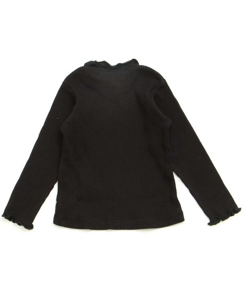 apres les cours(アプレレクール)の「衿メロウリブニットTシャツ(Tシャツ/カットソー・キッズ・グレー/ダークグリーン/ベビーピンク/オフホワイト/ベージュ/ブラック・110/130/100/120/90/140/80)」の12枚目の写真