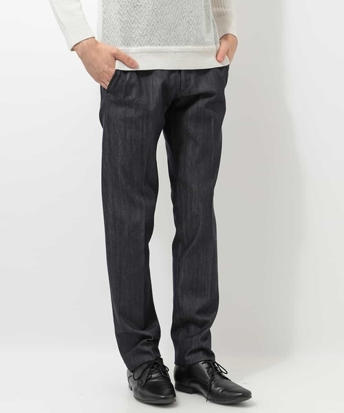 MICHEL KLEIN HOMME   （ミッシェルクランオム）の「プレビアスラックス（その他パンツ・メンズ・ネイビー/カーキ/ブラック・46/50/44/48/52）」の3枚目の写真