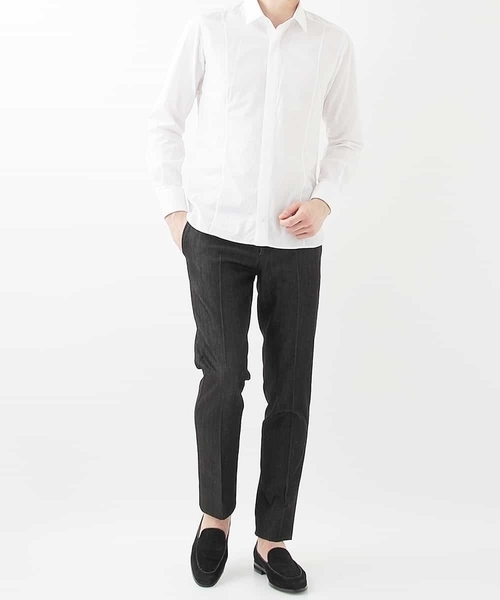 MICHEL KLEIN HOMME   （ミッシェルクランオム）の「プレビアスラックス（その他パンツ・メンズ・ネイビー/カーキ/ブラック・46/50/44/48/52）」の5枚目の写真