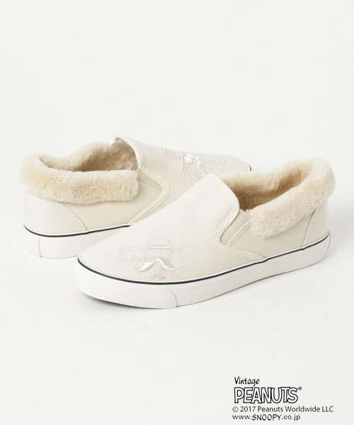 SNOOPY×AU BANNISTER スリッポン SNOOPY×AU BANNISTER スリッポン