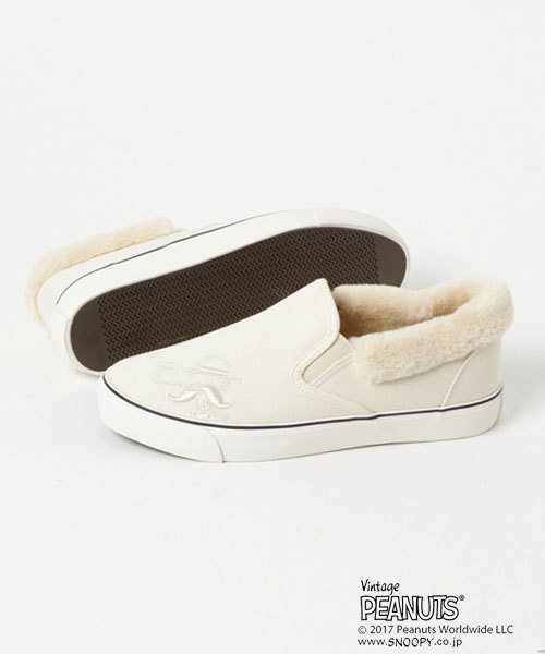 SNOOPY×AU BANNISTER スリッポン SNOOPY×AU BANNISTER スリッポン