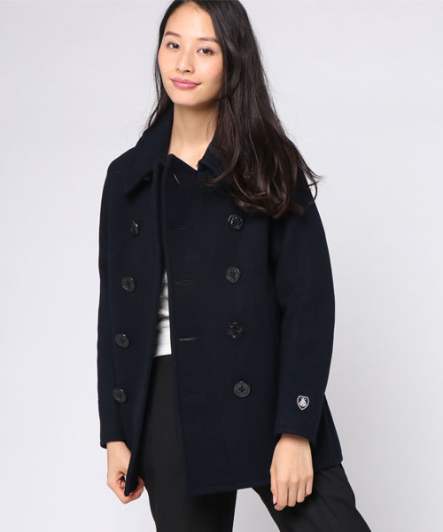 雑誌で紹介された Orcival オーシバル ニット ダブルジャケット Pコート Rc 4122 ピーコート Www Smithsfalls Ca