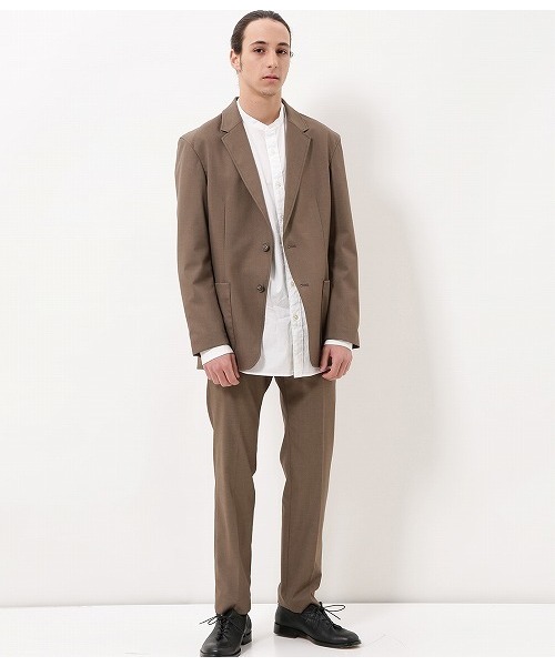 ADAM ET ROPE'（アダムエロペ）の「CARREMAN スリムスラックス（スラックス・メンズ・ブラック/ダークブラウン/ベージュ/ネイビー/グレー・S/M/L）」の22枚目の写真