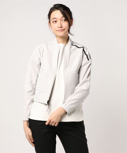 新品JV9256 Adidas Lサイズ　ライトグレー CN盤扣 ジャケット 新品JV9256 Adidas Lサイズ ライトグレー CN盤扣 ジャケット