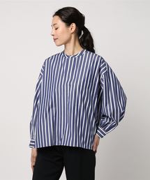 LE GLAZIK | 【LE GLAZIK】バンドカラー スキッパーシャツ ST  WOMEN(シャツ/ブラウス)