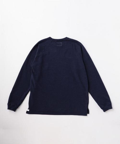 UNITED ARROWS & SONS（ユナイテッドアローズアンドサンズ）の「UNITED ARROWS & SONS（ユナイテッドアローズ＆サンズ）FRENCH TERRY CREW（スウェット・メンズ・ネイビー/ダークグレー・LARGE/SMALL/MEDIUM）」の6枚目の写真
