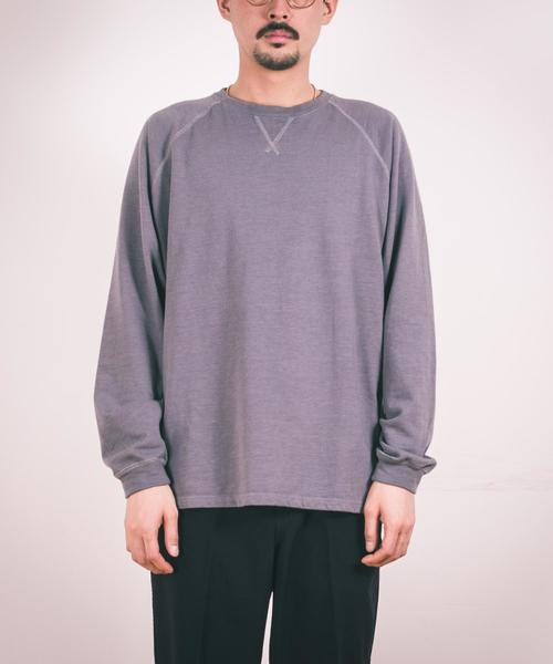 UNITED ARROWS & SONS（ユナイテッドアローズアンドサンズ）の「UNITED ARROWS & SONS（ユナイテッドアローズ＆サンズ）FRENCH TERRY CREW（スウェット・メンズ・ネイビー/ダークグレー・LARGE/SMALL/MEDIUM）」の5枚目の写真