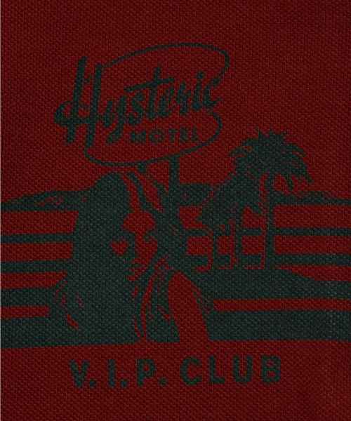 JOEY HYSTERIC（ジョーイヒステリック）の「MOTEL pt ポロSH（ポロシャツ・キッズ・ブラウン/ネイビー/レッド・X-SMALL/SMALL/MEDIUM）」の7枚目の写真