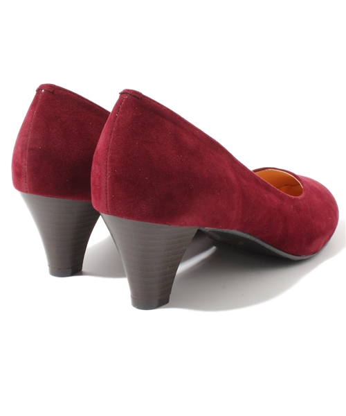 earth music&ecology（アースミュージックアンドエコロジー）の「●non-no 11月号 掲載●スエード/パンプス（パンプス・レディース・ボルドー/マスタード/グリーン/ブラック/ダークブラウン・23.5/24.5/23/24/22.5）」の8枚目の写真