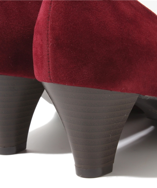 earth music&ecology（アースミュージックアンドエコロジー）の「●non-no 11月号 掲載●スエード/パンプス（パンプス・レディース・ボルドー/マスタード/グリーン/ブラック/ダークブラウン・23.5/24.5/23/24/22.5）」の11枚目の写真