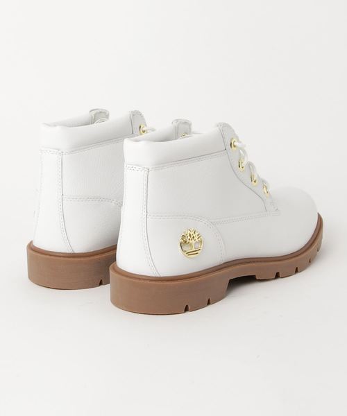 Timberland ホワイト チャッカブーツ　26.5　美品 Timberland ティンバーランド ブーツ ホワイト - 中古メンズ