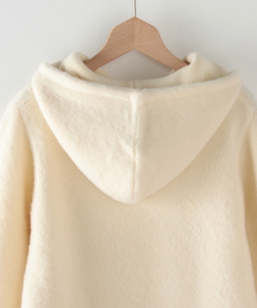 BEAUTY&YOUTH UNITED ARROWS（ビューティーアンドユースユナイテッドアローズ）の「＜steven alan＞5GG RVR LAM SHAGGY HOOD PULLOVER/ﾆｯﾄ/ﾊﾟｰｶｰ◆§2（パーカー・メンズ・ネイビー/グレー/ホワイト/ロイヤルブルー/ワインレッド・SMALL/MEDIUM/LARGE/X-LARGE）」の15枚目の写真