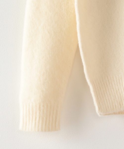 BEAUTY&YOUTH UNITED ARROWS（ビューティーアンドユースユナイテッドアローズ）の「＜steven alan＞5GG RVR LAM SHAGGY HOOD PULLOVER/ﾆｯﾄ/ﾊﾟｰｶｰ◆§2（パーカー・メンズ・ネイビー/グレー/ホワイト/ロイヤルブルー/ワインレッド・SMALL/MEDIUM/LARGE/X-LARGE）」の16枚目の写真