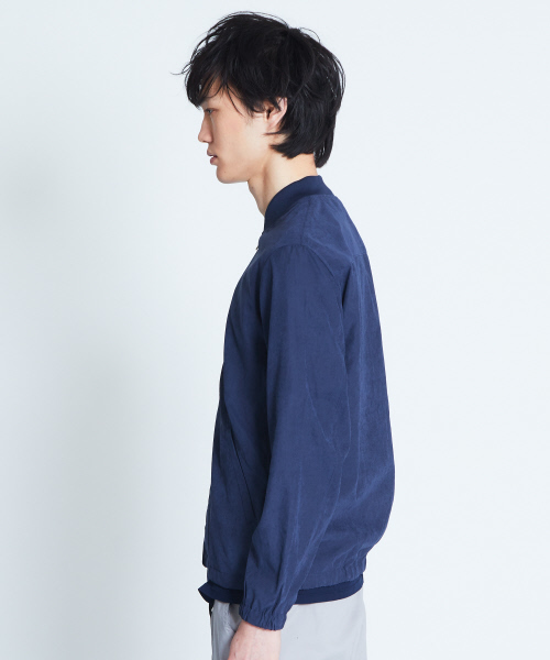 ABAHOUSE GRAY（アバハウスグレイ）の「【展開店舗限定】ピーチサテンブルゾン（ブルゾン・メンズ・ネイビー/カーキ・46/48/50）」の12枚目の写真