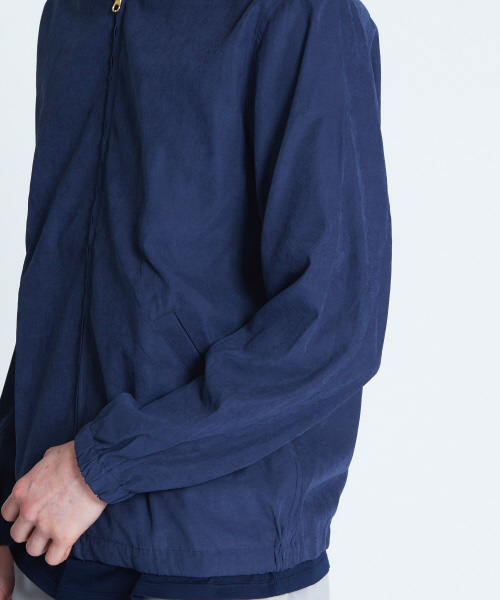 ABAHOUSE GRAY（アバハウスグレイ）の「【展開店舗限定】ピーチサテンブルゾン（ブルゾン・メンズ・ネイビー/カーキ・46/48/50）」の9枚目の写真