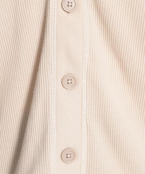 niko and...(ニコアンド)の「ワッフル2WAY配色カーディガン(カーディガン/ボレロ・レディース・チャコール/アイボリー/キャメル・FREE)」の22枚目の写真