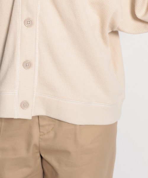 niko and...(ニコアンド)の「ワッフル2WAY配色カーディガン(カーディガン/ボレロ・レディース・チャコール/アイボリー/キャメル・FREE)」の20枚目の写真