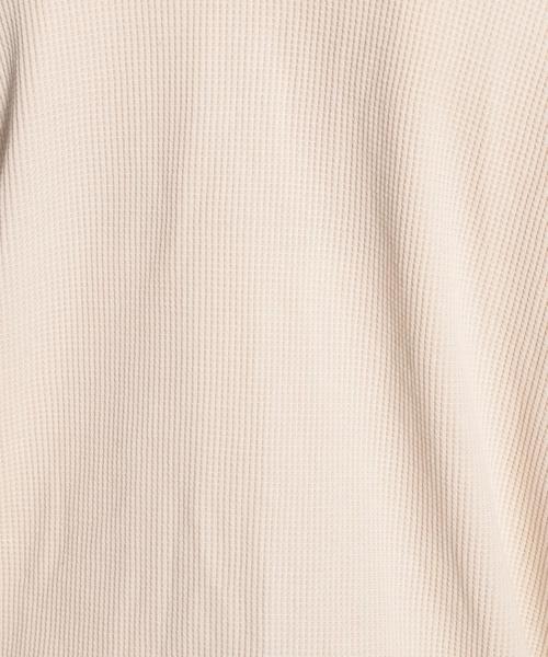 niko and...(ニコアンド)の「ワッフル2WAY配色カーディガン(カーディガン/ボレロ・レディース・チャコール/アイボリー/キャメル・FREE)」の18枚目の写真