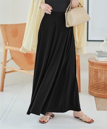 [ロング丈・マキシ丈]カットソーマキシフレアスカート