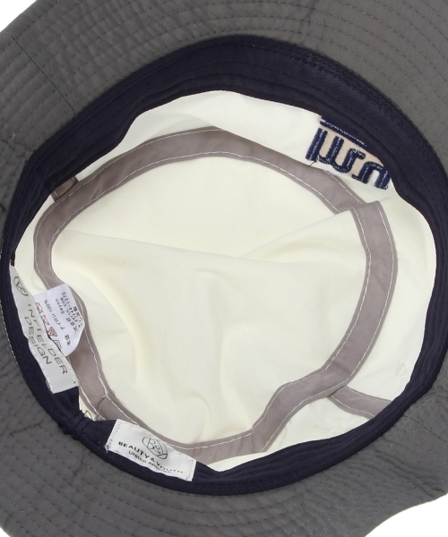 BEAUTY&YOUTH UNITED ARROWS（ビューティーアンドユースユナイテッドアローズ）の「＜INFDforBY＞ BUCKET HAT/ハット（ハット・メンズ・ホワイト/ネイビー・ONE）」の7枚目の写真